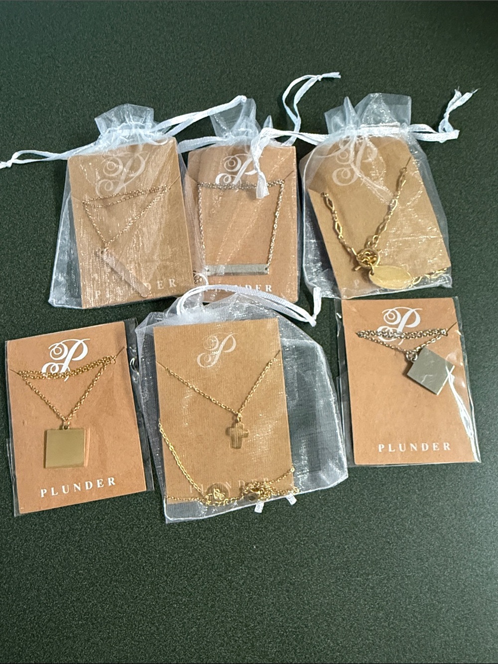 Plunder Gold-Tone Mixed Charm Layered Necklace Bundle